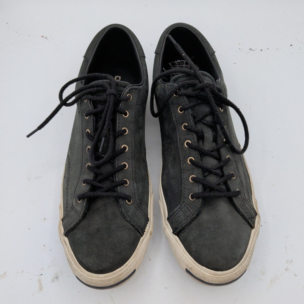 Converse Jack Purcell CP Black Leather Low Top Sneakers 137528C Mens 10 - Picture 4 of 8